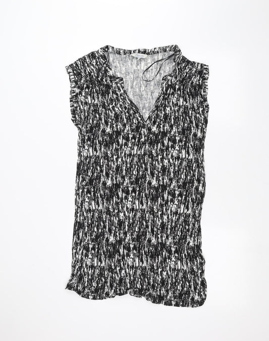 Peacocks Womens Black   Basic T-Shirt Size 16
