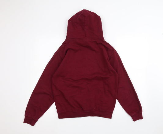 Just hoods Womens Red   Pullover Hoodie Size S