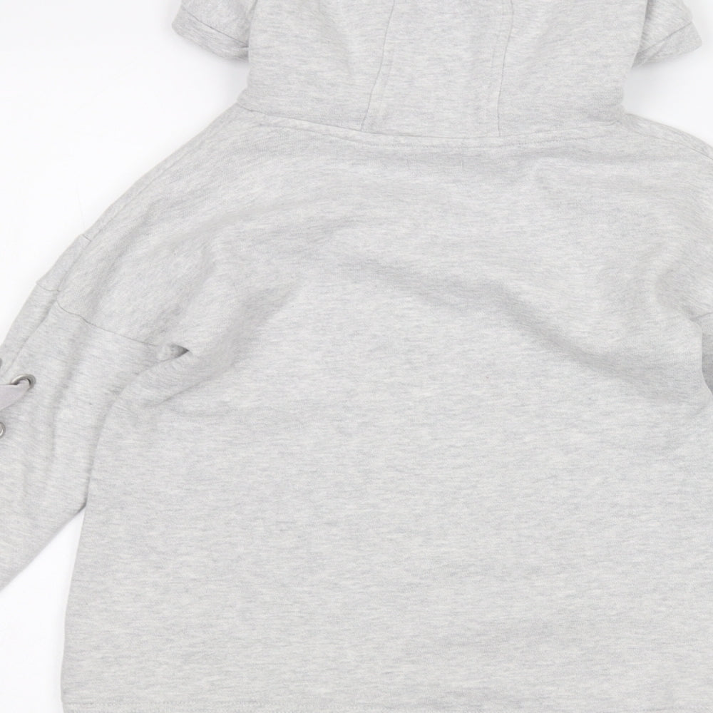 NEXT Girls Grey   Pullover Hoodie Size 6 Years