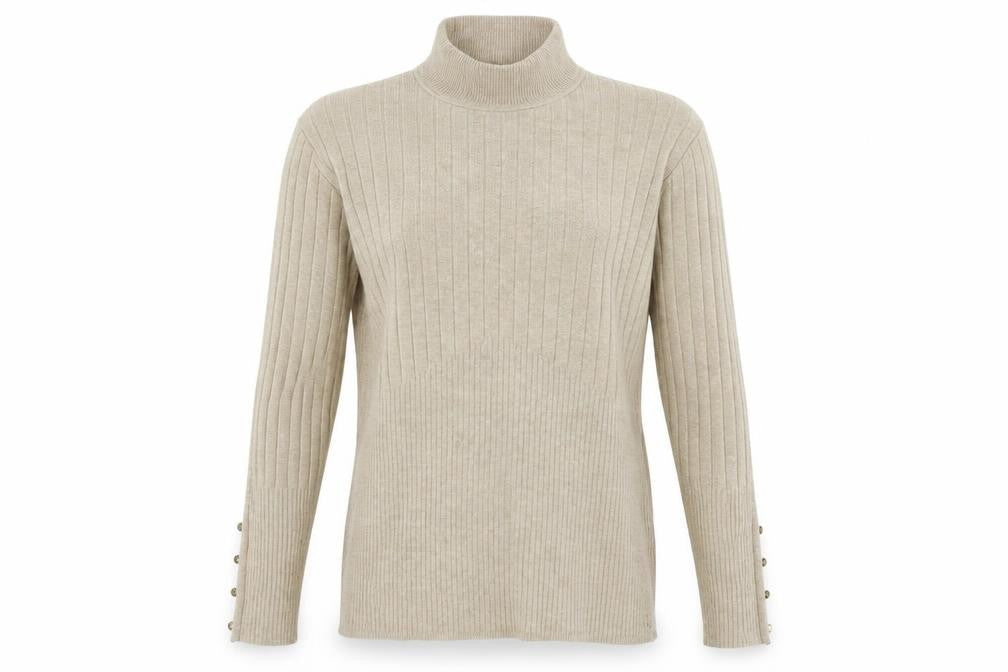 Marks and Spencer Womens Beige   Basic T-Shirt Size 14