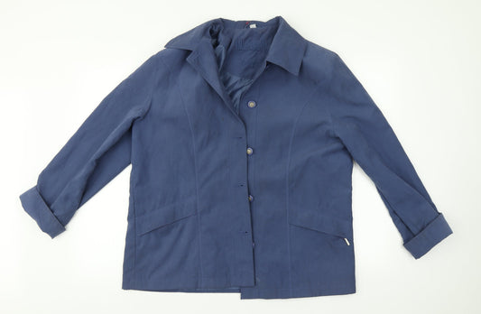Klasse Womens Blue   Jacket Coat Size 16