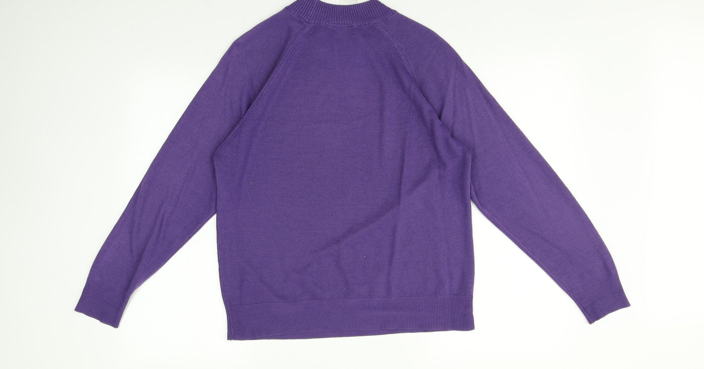 St michael Womens Purple   Pullover Jumper Size 14