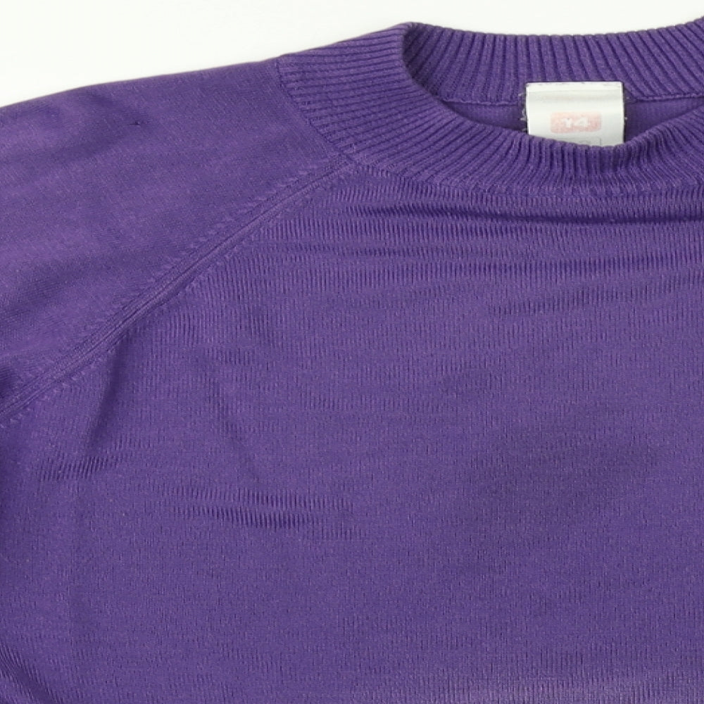 St michael Womens Purple   Pullover Jumper Size 14