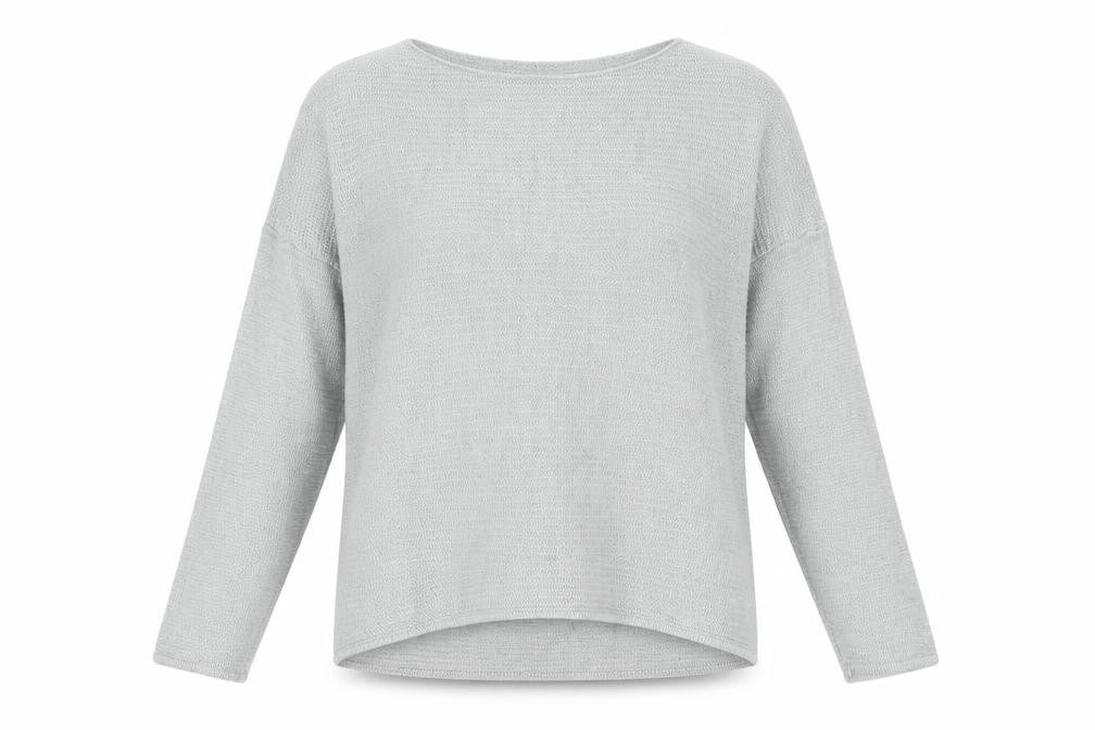 Amaranti Womens Grey   Pullover Jumper Size L