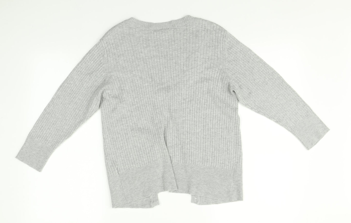 New Look Womens Grey   Cardigan Jumper Size 14