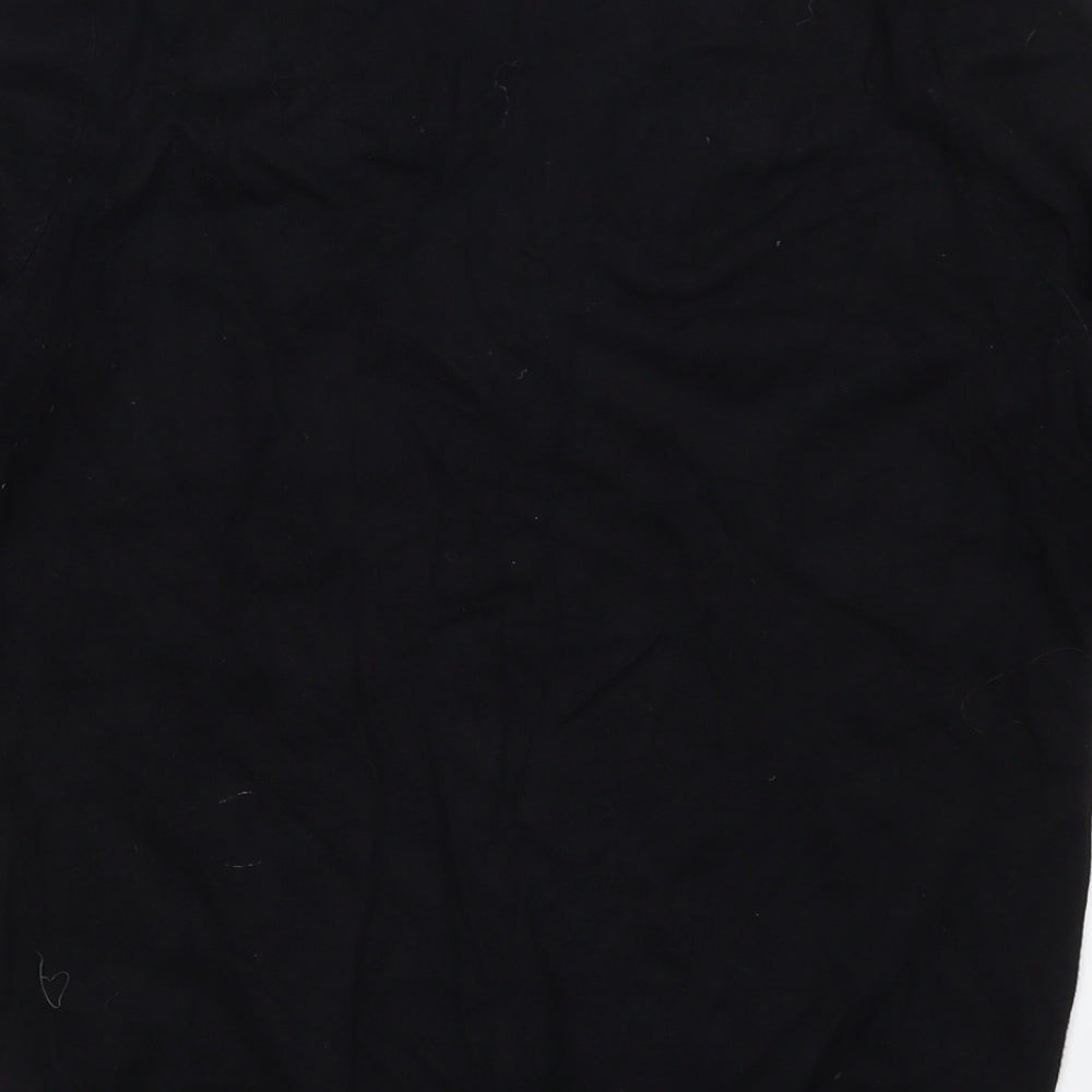 Marks  Womens Black  Knit Pullover Jumper Size 10