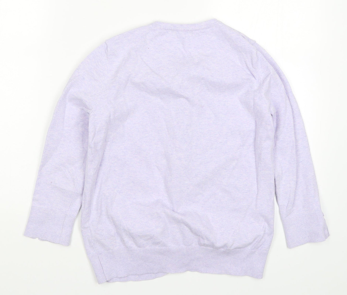 M&Co Womens Purple  Knit Cardigan Jumper Size 10