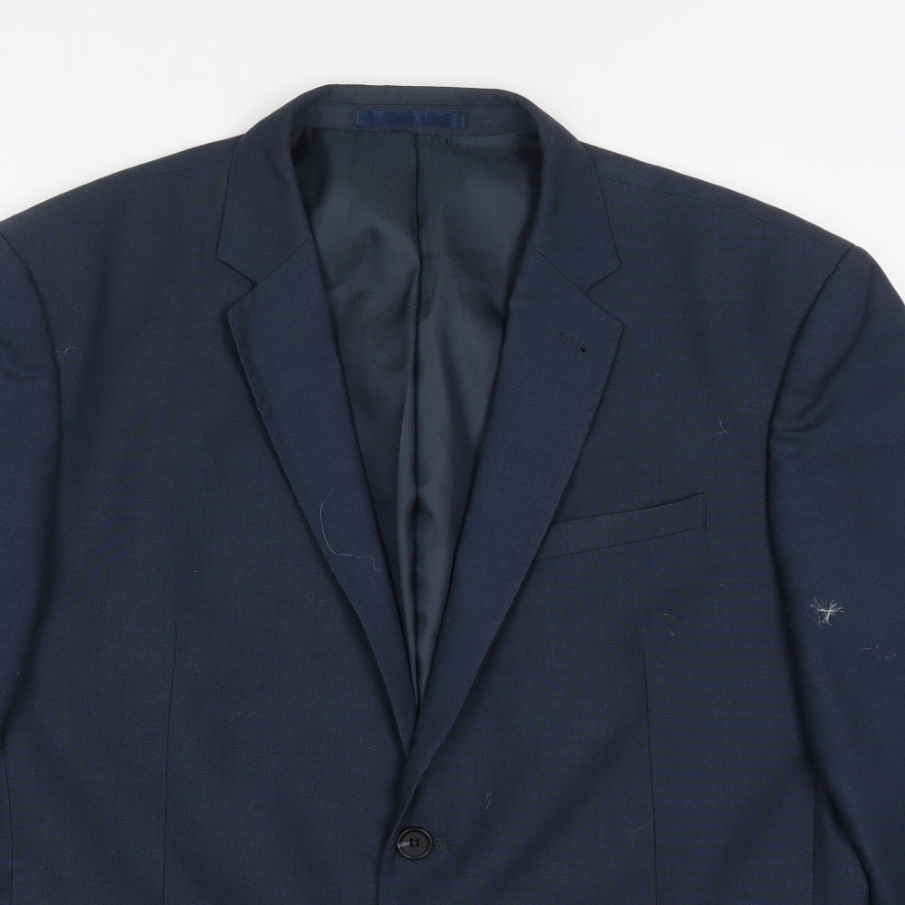 CEDAR Mens Blue   Jacket Suit Jacket Size 42