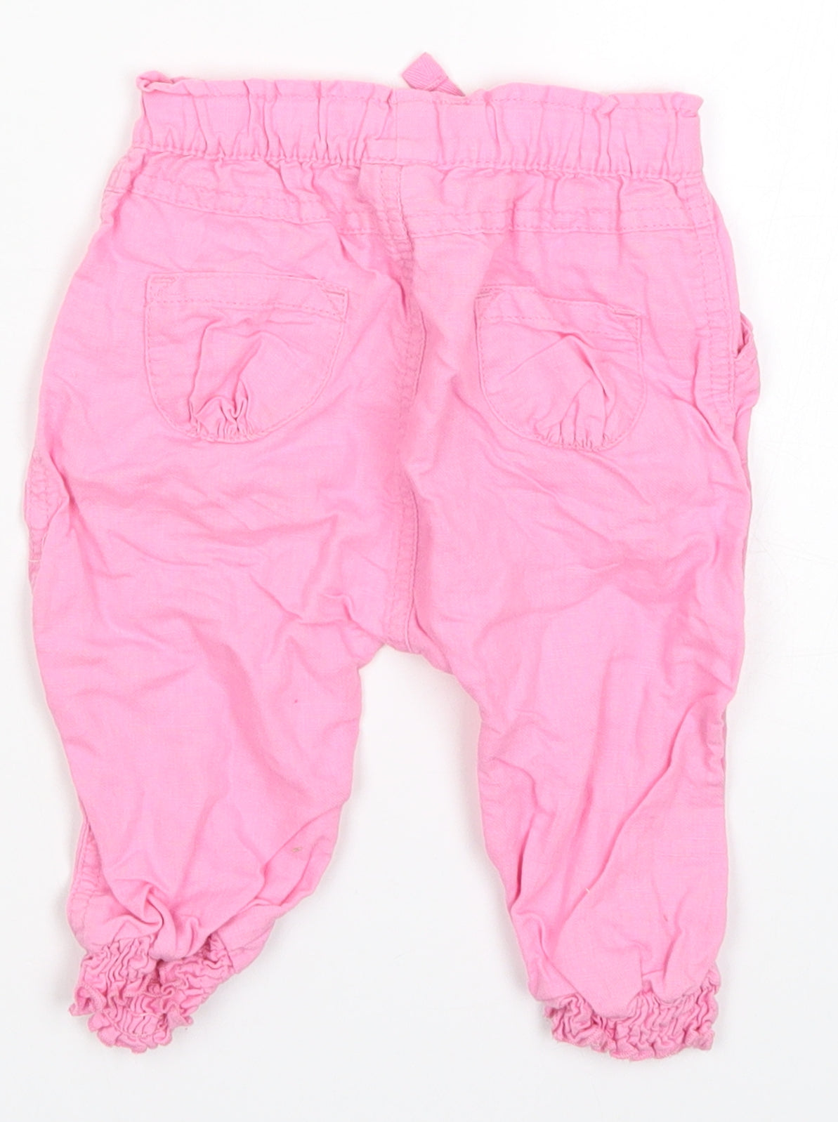 NEXT Girls Pink   Capri Trousers Size 6-9 Months