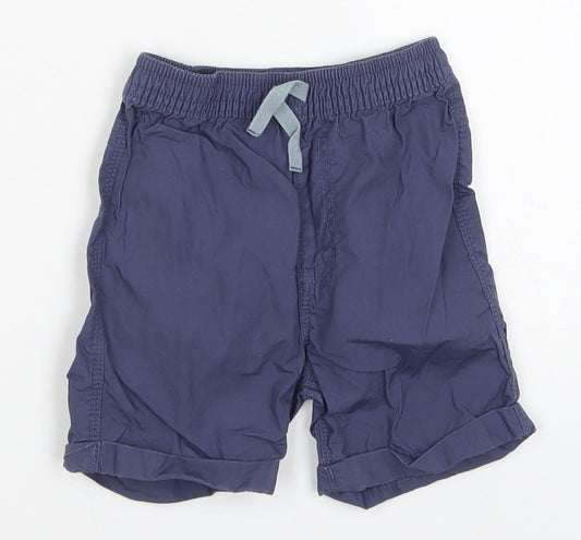George Boys Blue   Cropped Trousers Size 9-12 Months