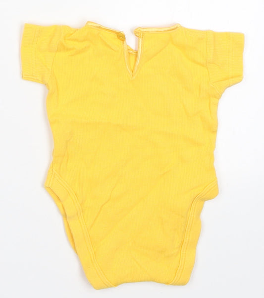 NEXT Girls Yellow   Babygrow One-Piece Size 0-3 Months