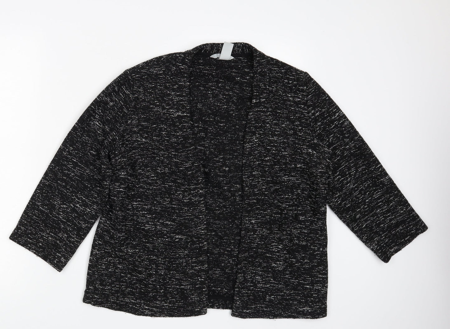 H&M Womens Black   Cardigan Jumper Size L