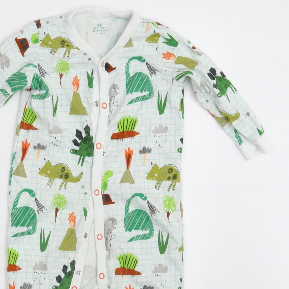 NEXT Boys White Animal Print  Coverall One-Piece One Size