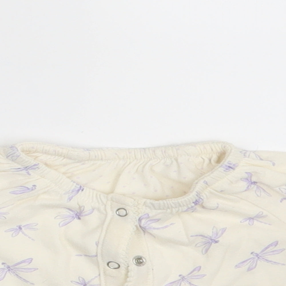 Gap Girls Ivory Animal Print  Cardigan Jumper Size 0-3 Months