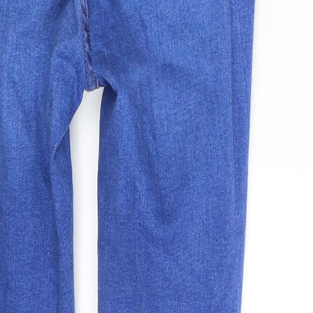 Denim Co. Womens Blue  Denim Skinny Jeans Size 8 L28 in