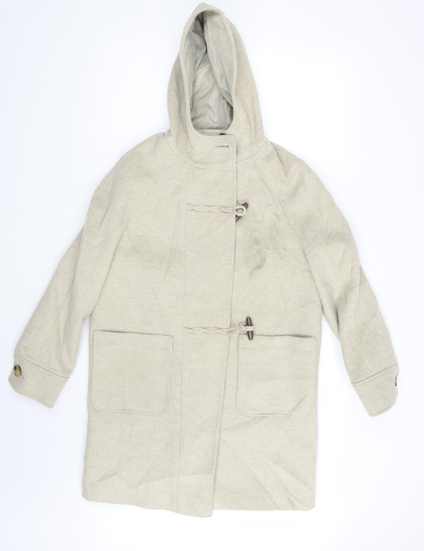 M&S Womens Beige   Jacket Coat Size 10