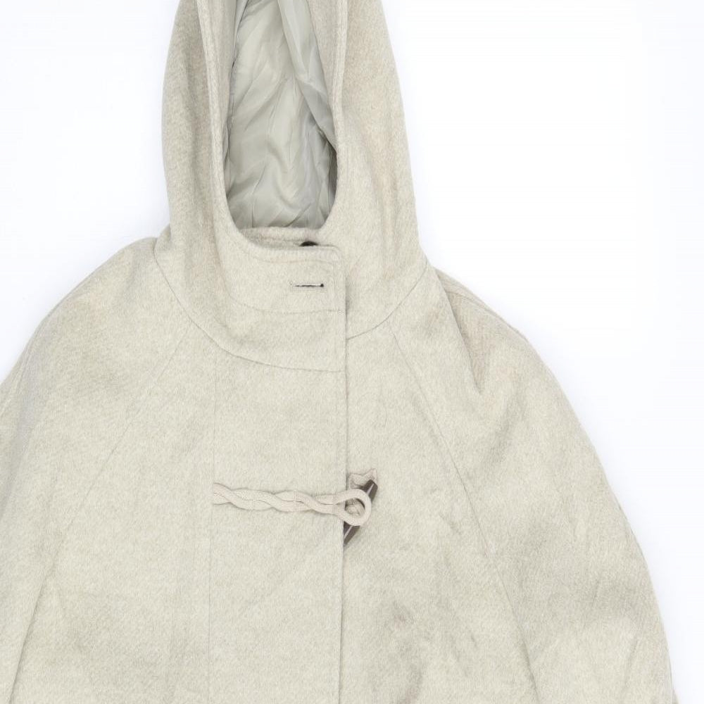M&S Womens Beige   Jacket Coat Size 10