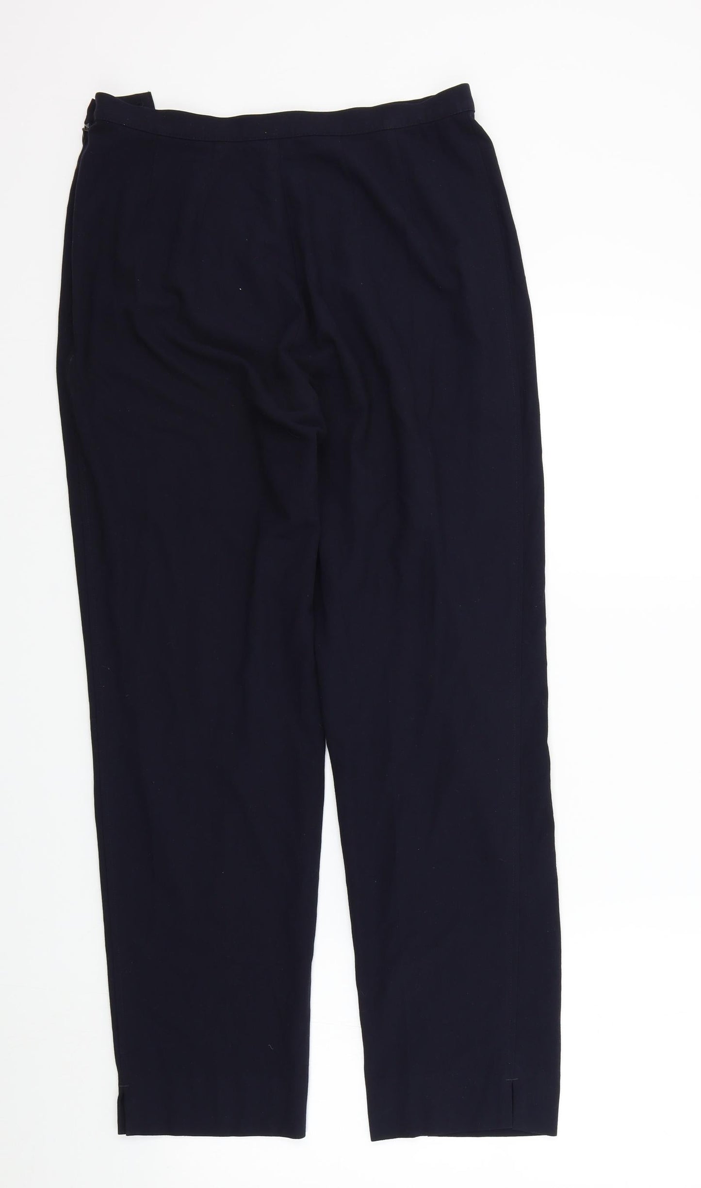 M&S Womens Blue   Trousers  Size 14 L27 in