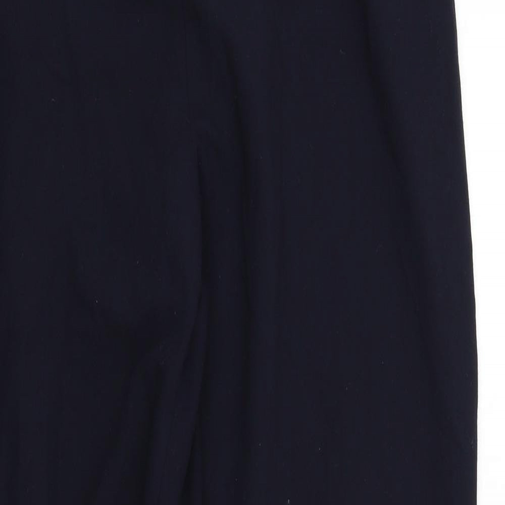 M&S Womens Blue   Trousers  Size 14 L27 in
