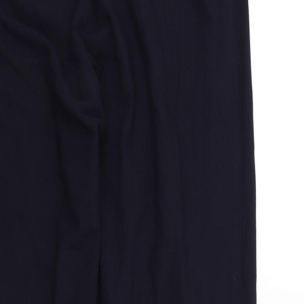 M&S Womens Blue   Trousers  Size 14 L27 in