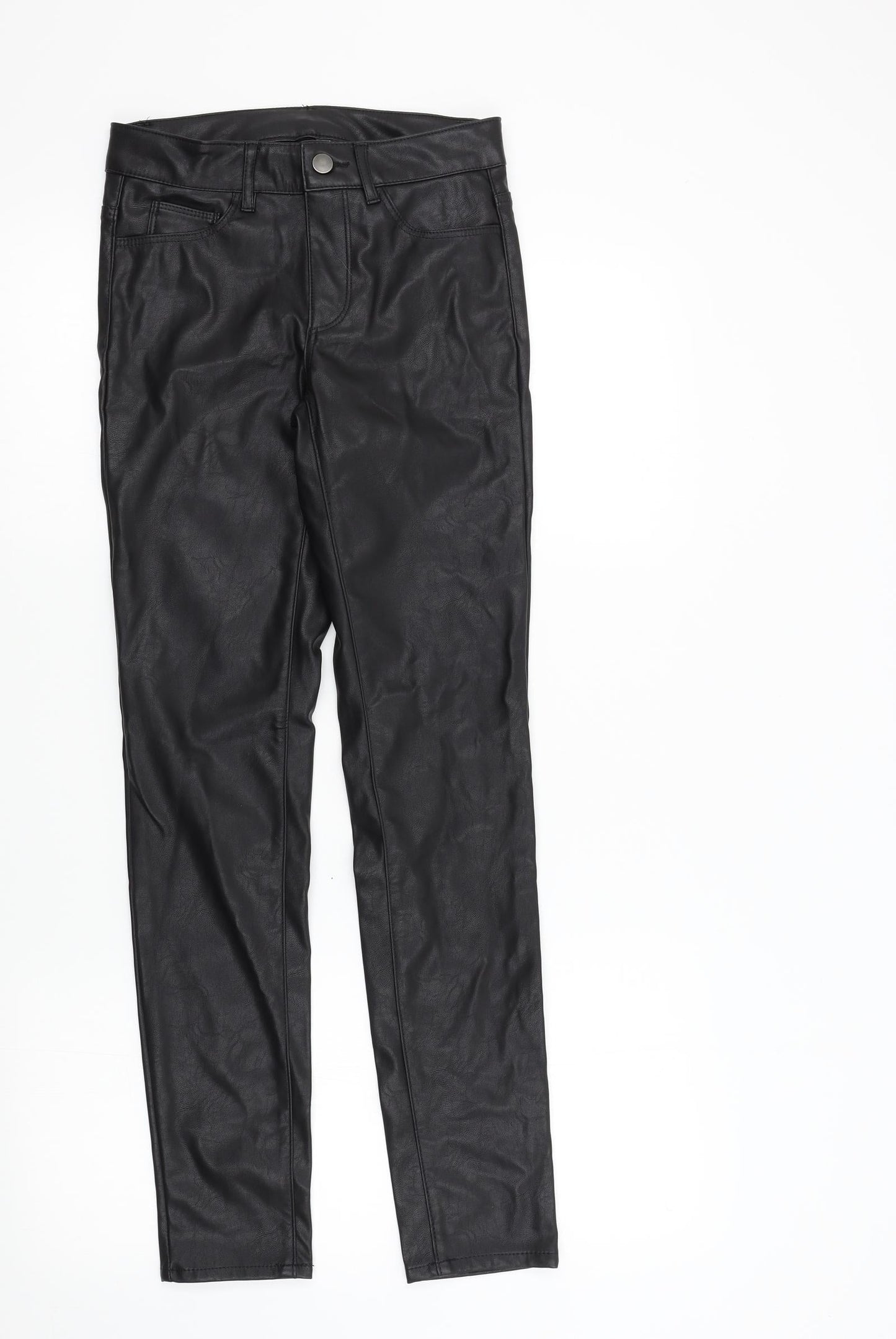 Preworn Womens Black   Trousers  Size 6 L28 in