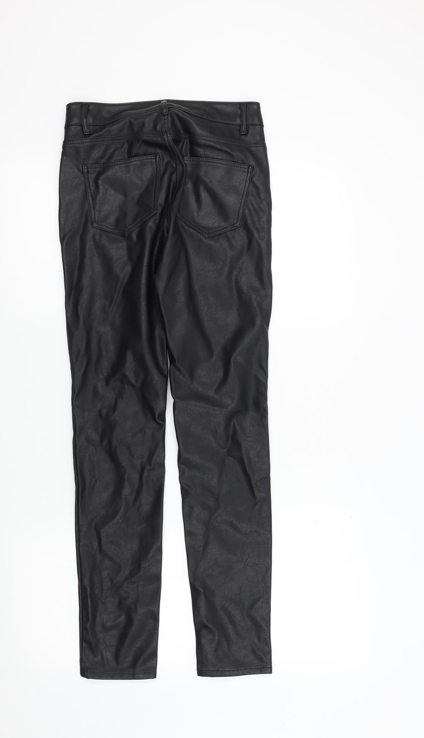 Preworn Womens Black   Trousers  Size 6 L28 in
