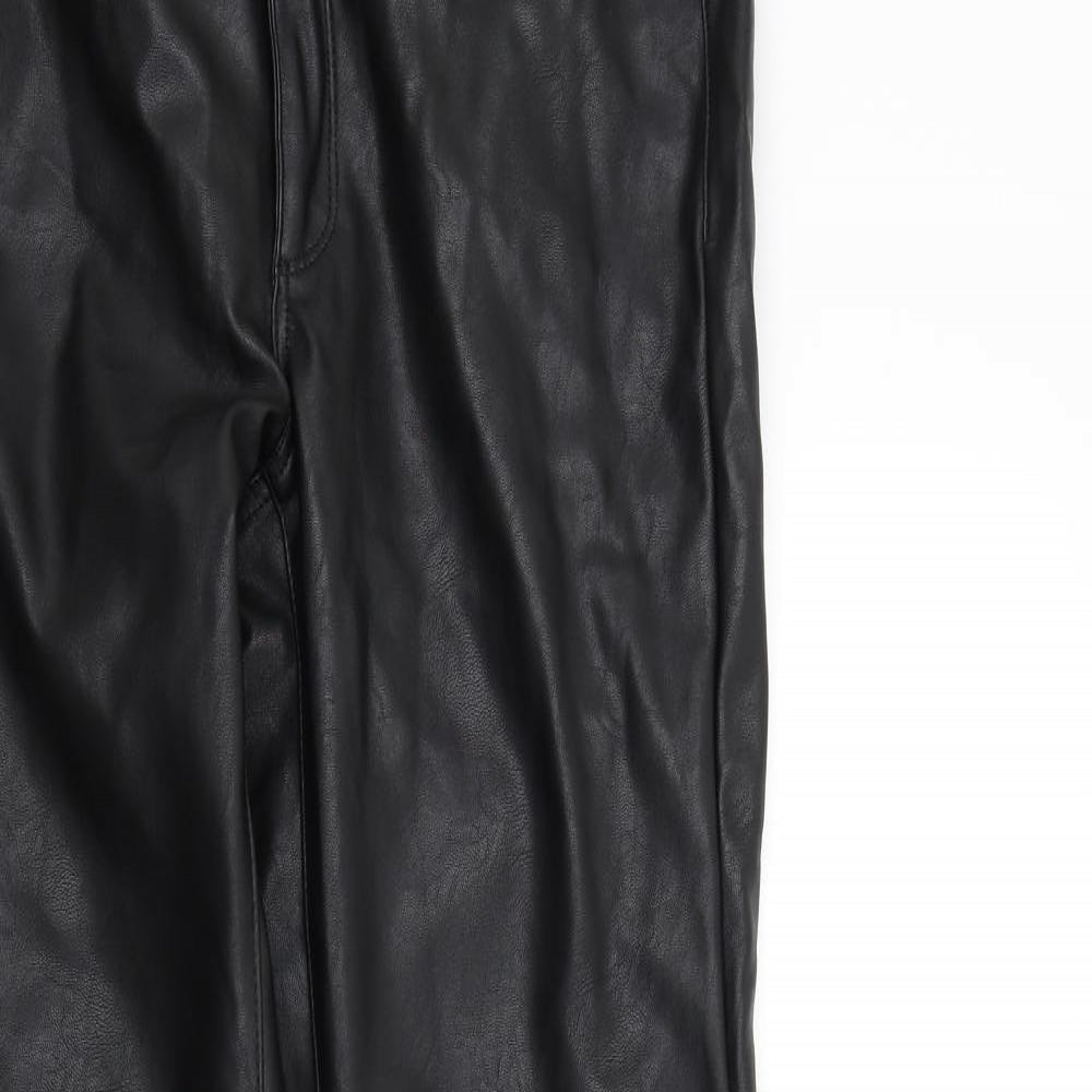 Preworn Womens Black   Trousers  Size 14 L30 in