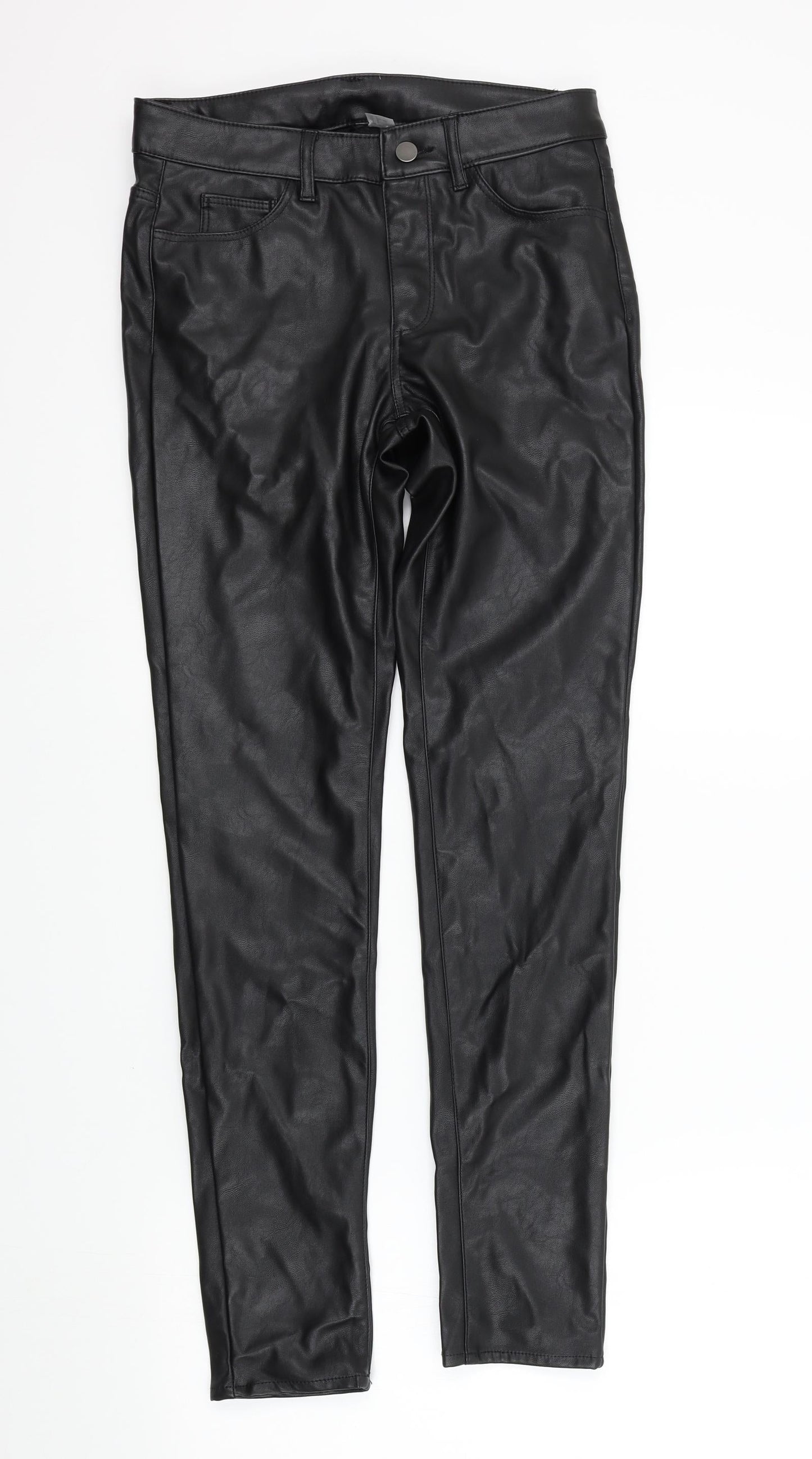 Preworn Womens Black   Trousers  Size 8 L29 in