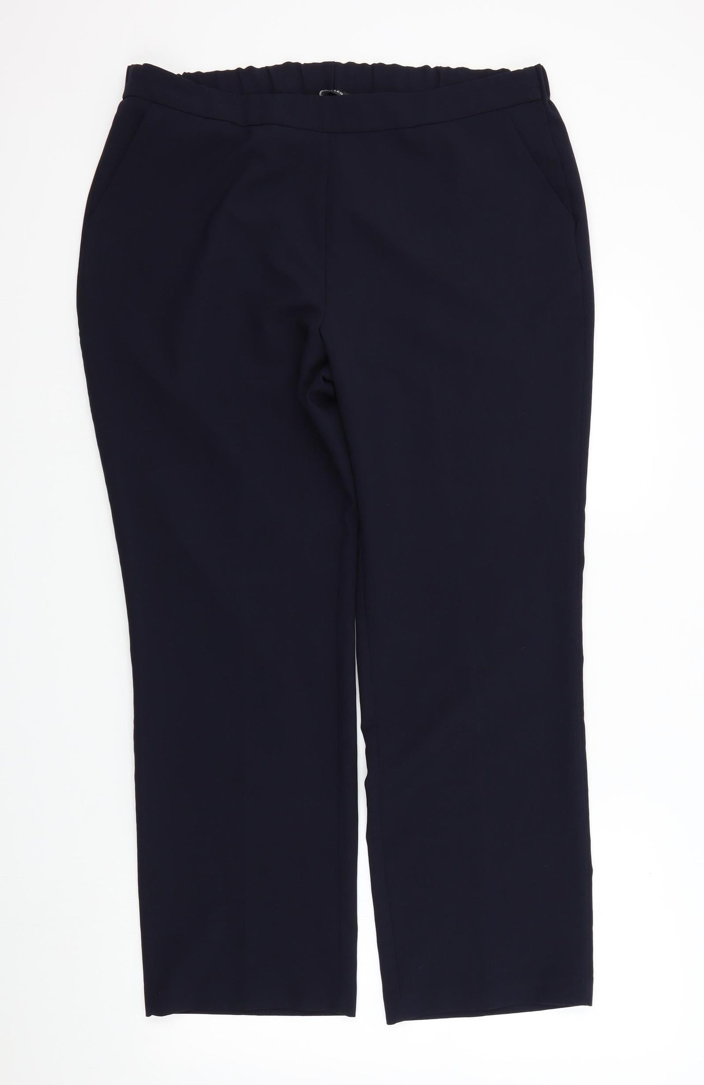 Preworn Womens Blue   Trousers  Size 16 L29 in