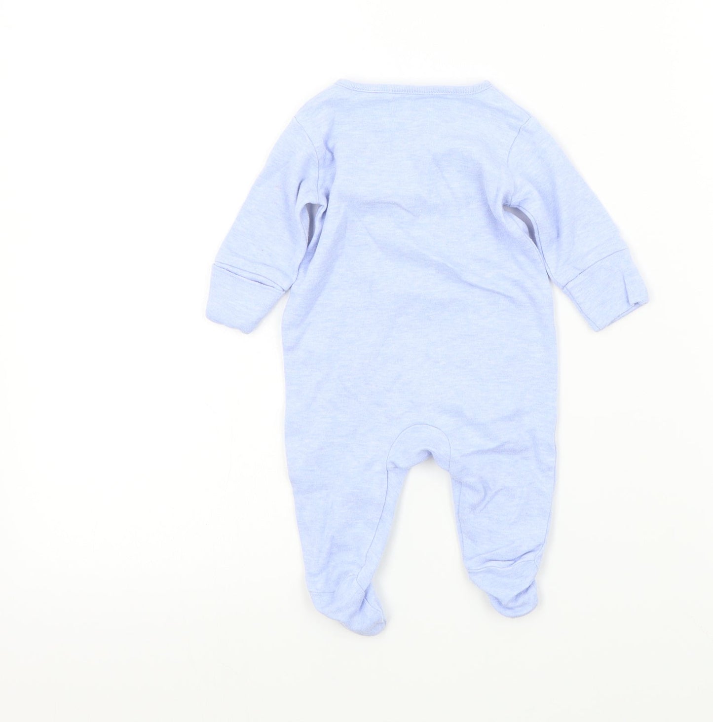 NEXT Baby Blue Colourblock  Babygrow One-Piece Size Newborn