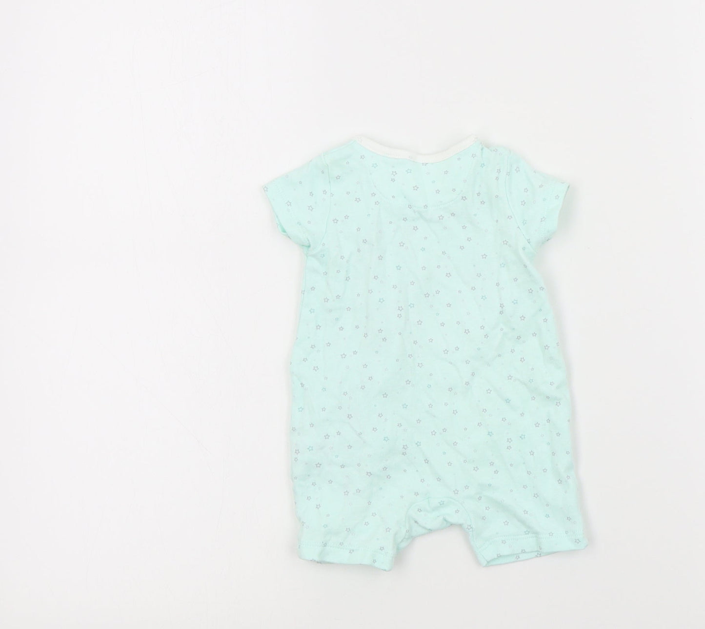 Mini Club Baby Green Colourblock  Babygrow One-Piece Size Newborn