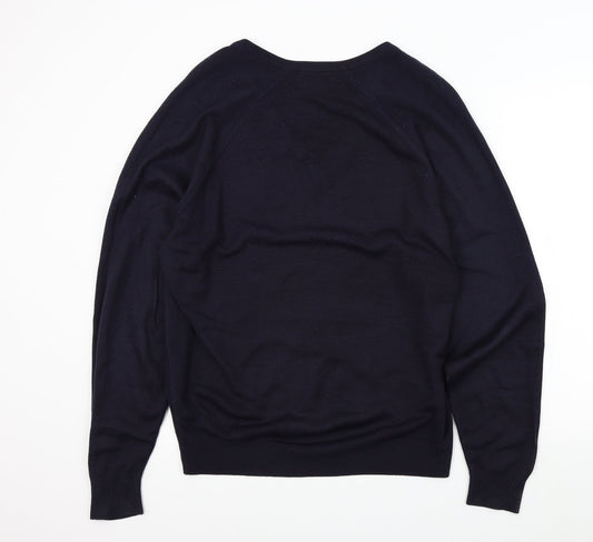 BHS Mens Blue   Pullover Jumper Size L
