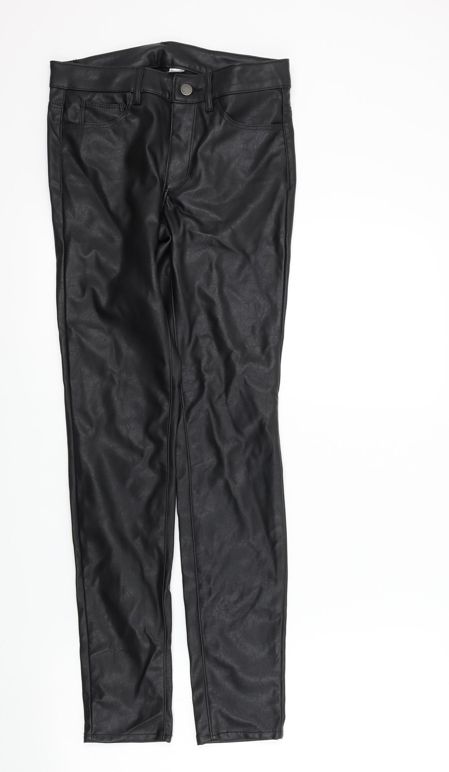 Preworn Womens Black   Trousers  Size 8 L29 in