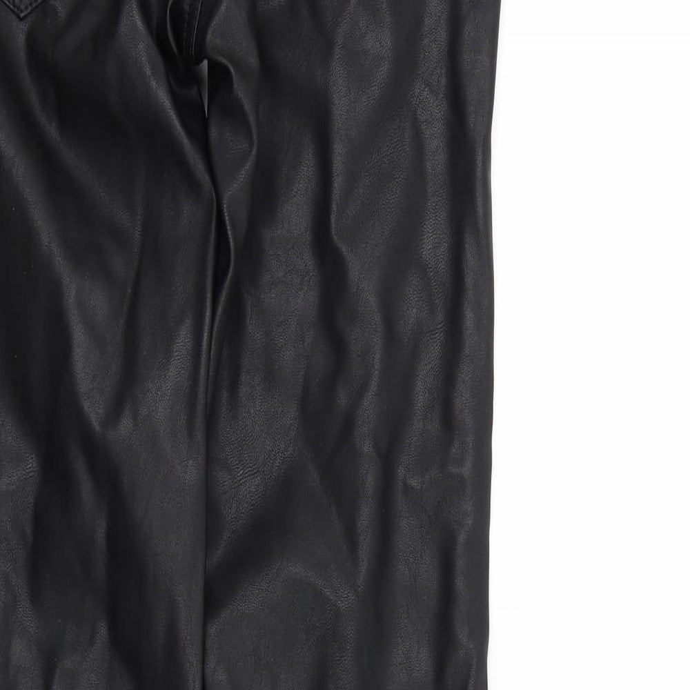 Preworn Womens Black   Trousers  Size 8 L29 in