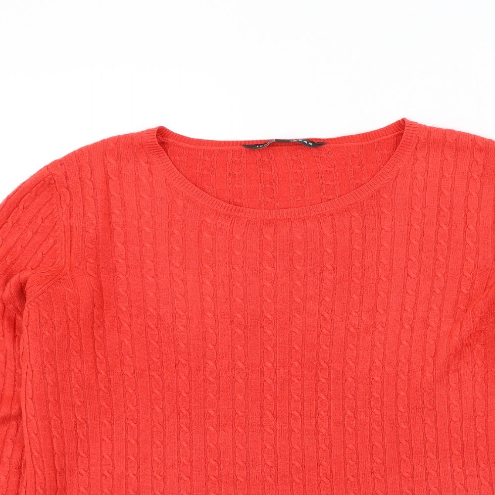 Bonmarché Womens Red   Pullover Jumper Size 14