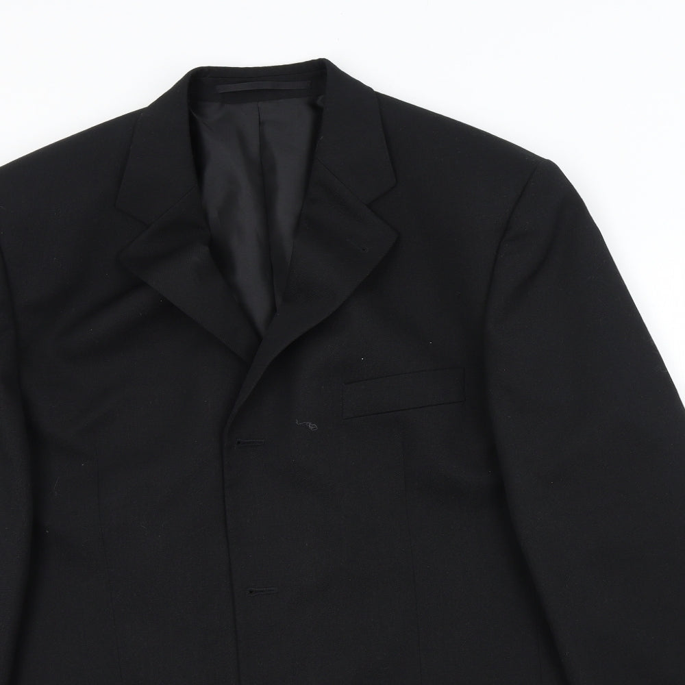 buisness solutions Mens Black   Jacket Blazer Size 44