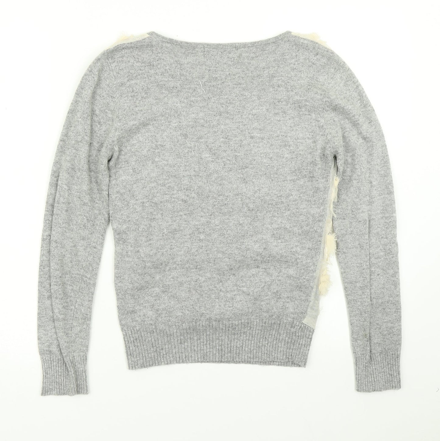 Katsumi Womens Grey  Knit Pullover Jumper Size S