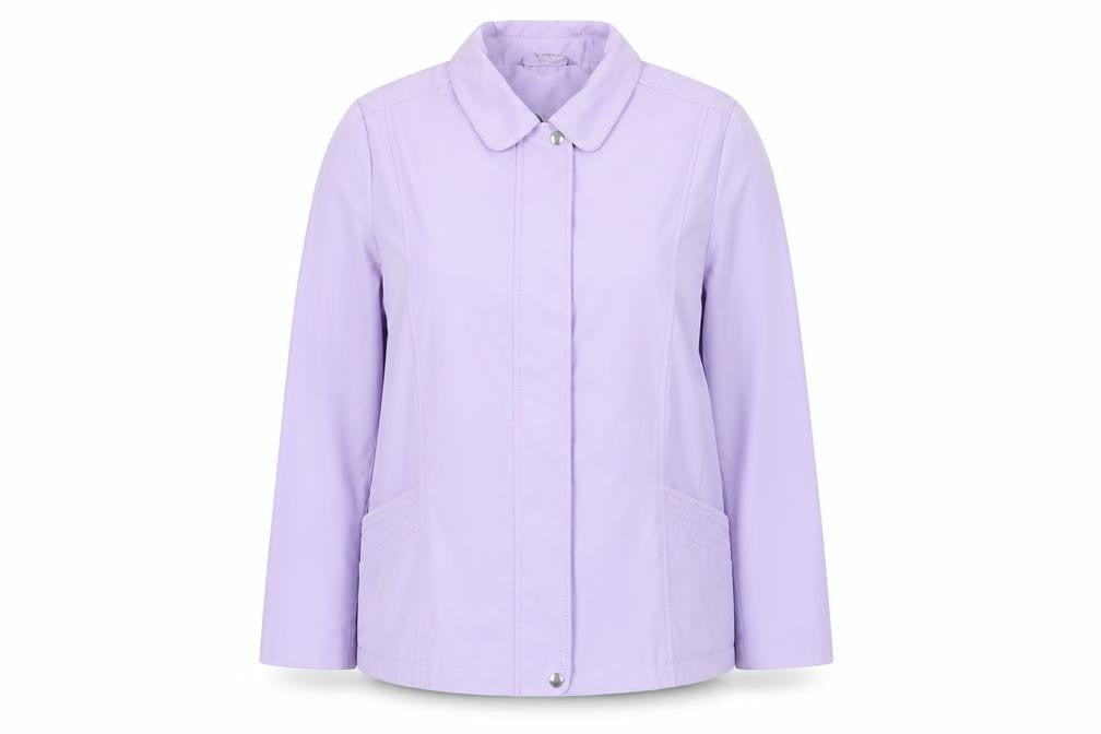 Bonmarché Womens Purple Rain Coat Coat Size L