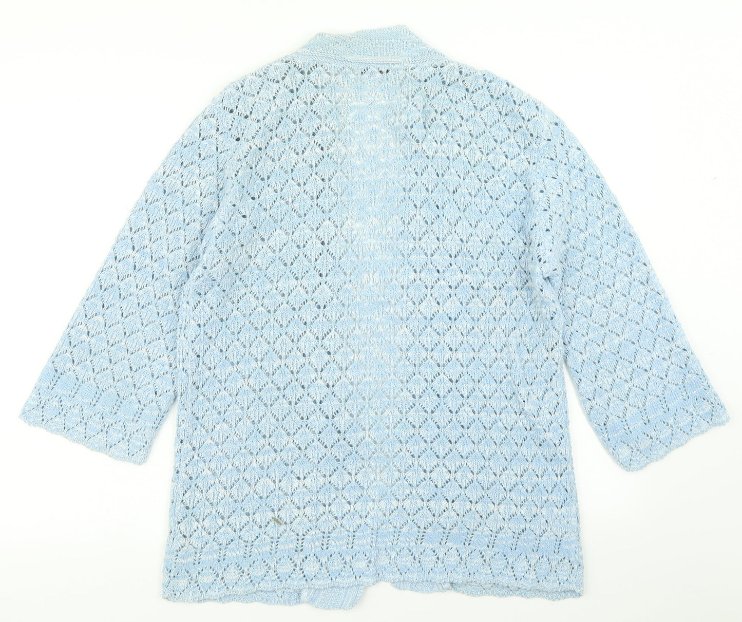 Pure & Natural Womens Blue  Knit Cardigan Jumper Size M