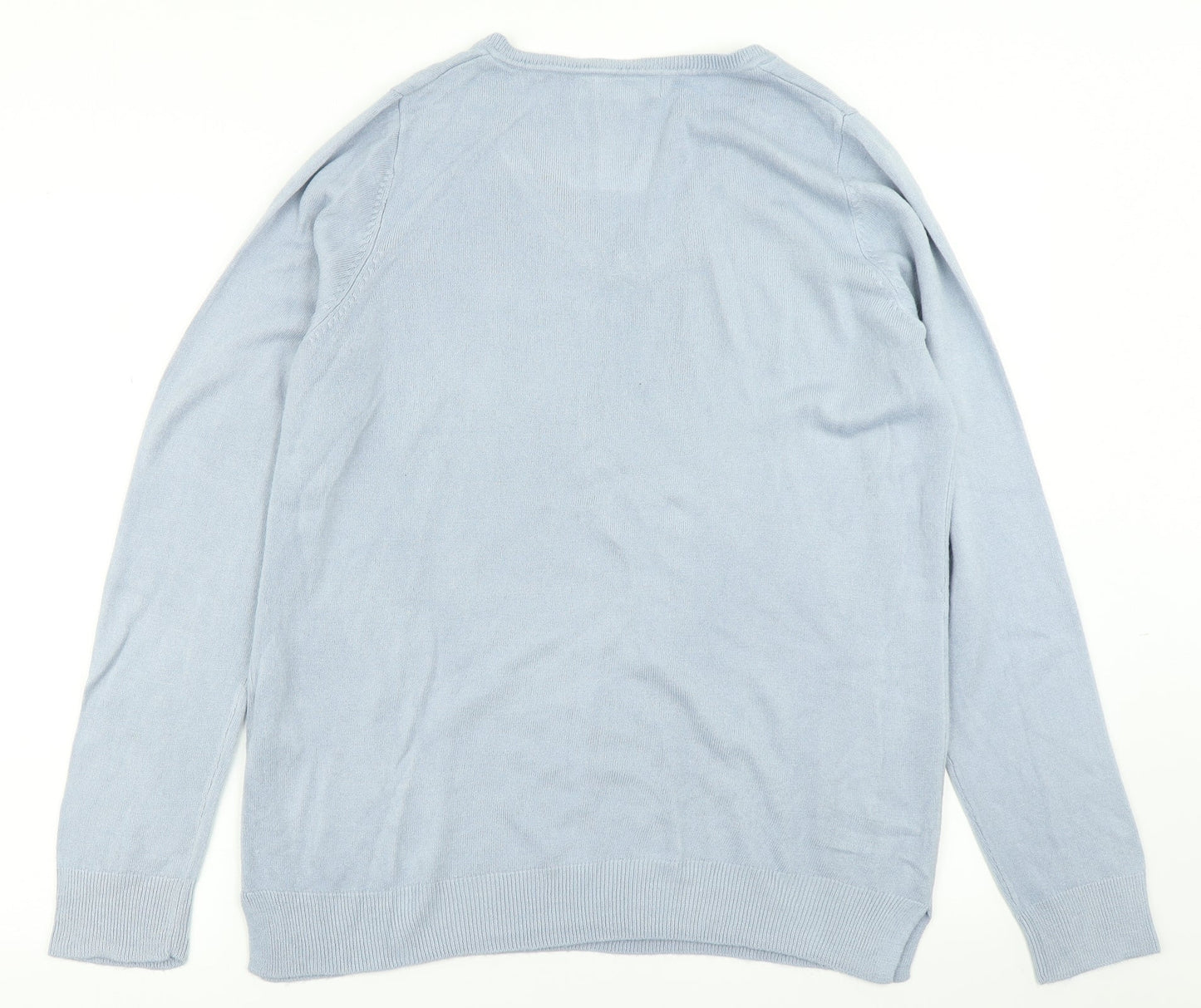 Julipa Womens Blue  Knit Pullover Jumper Size 12