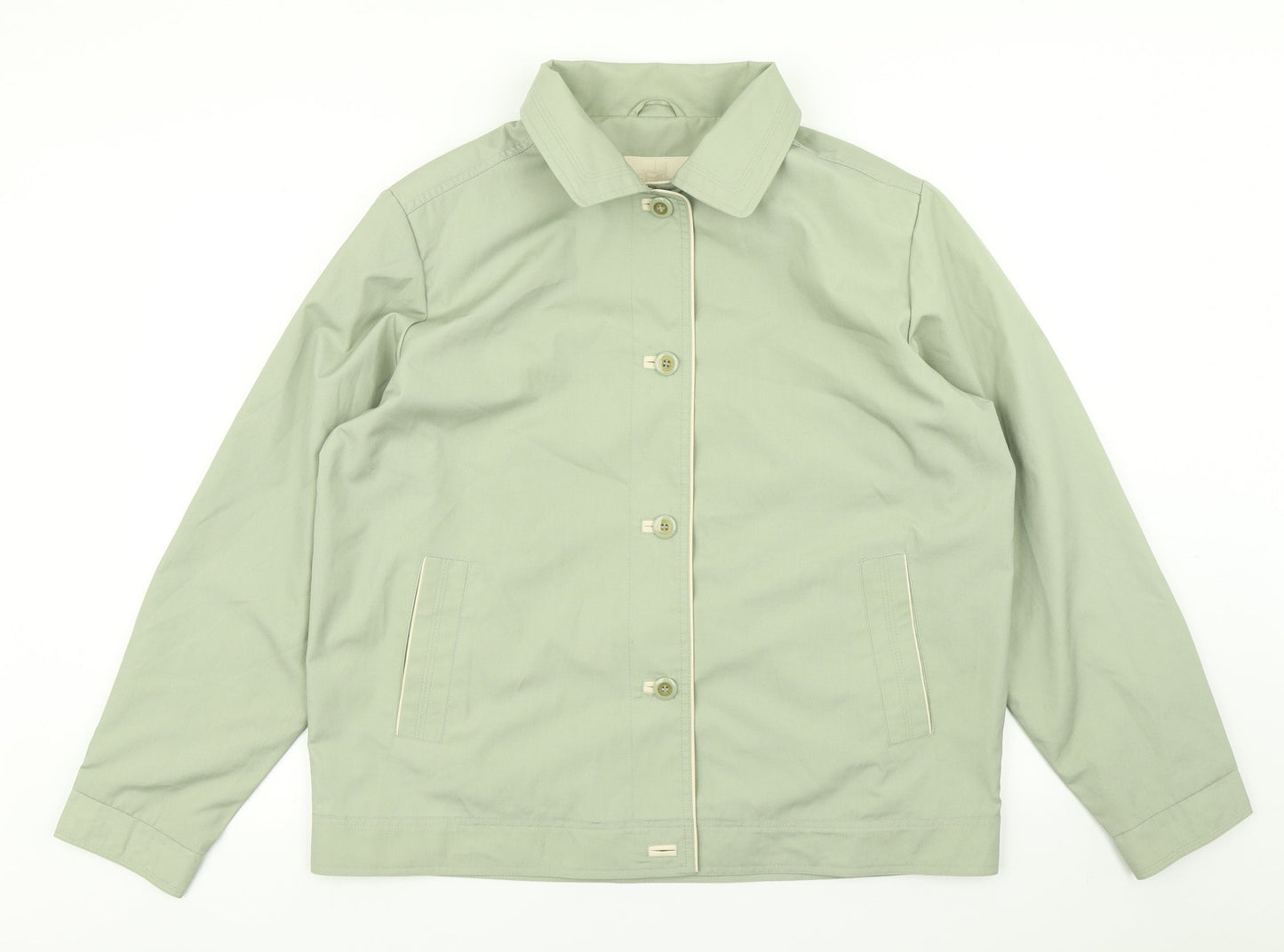 EWM Womens Green   Overcoat Coat Size 16