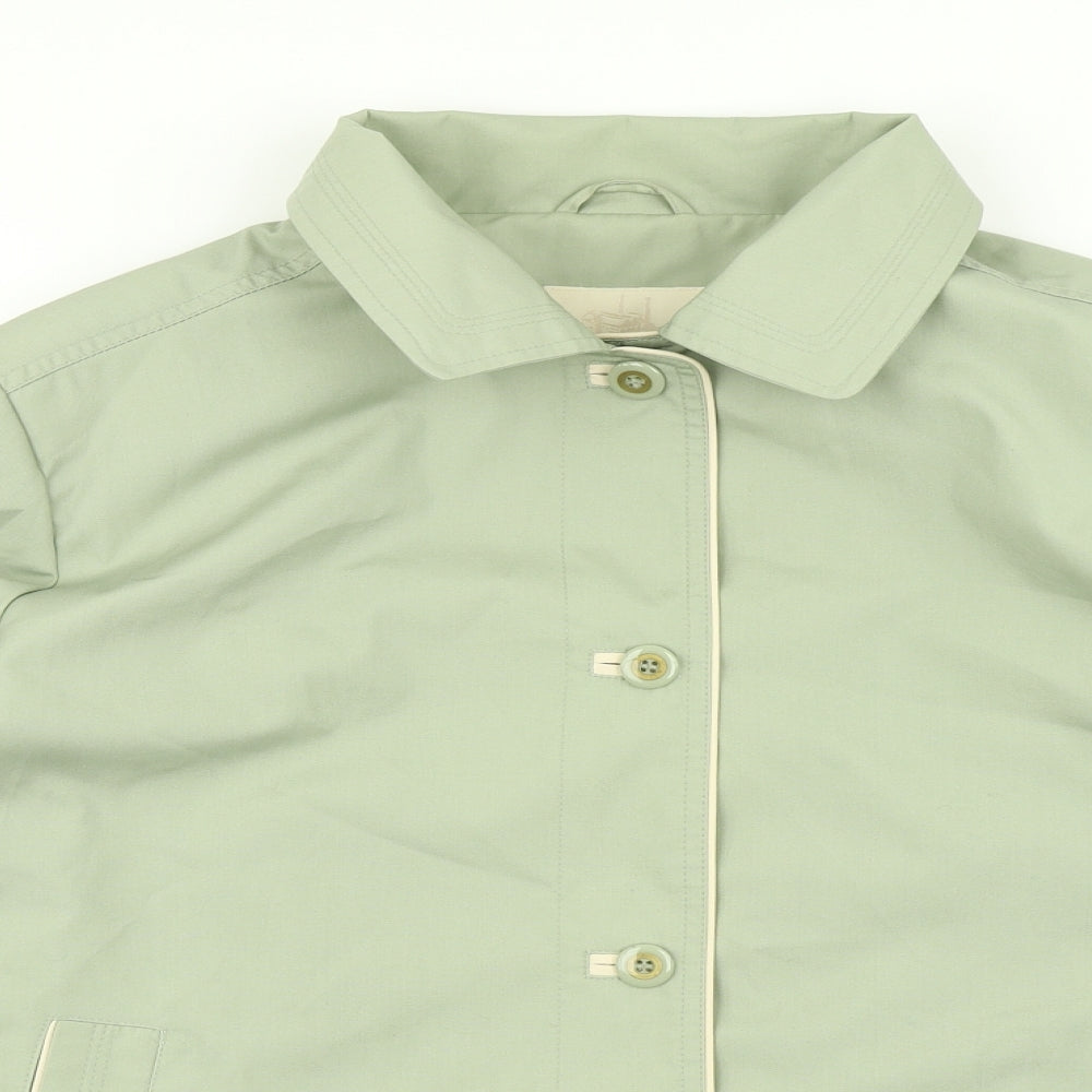 EWM Womens Green   Overcoat Coat Size 16