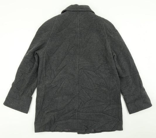 Berkertex Womens Grey   Overcoat Coat Size 14