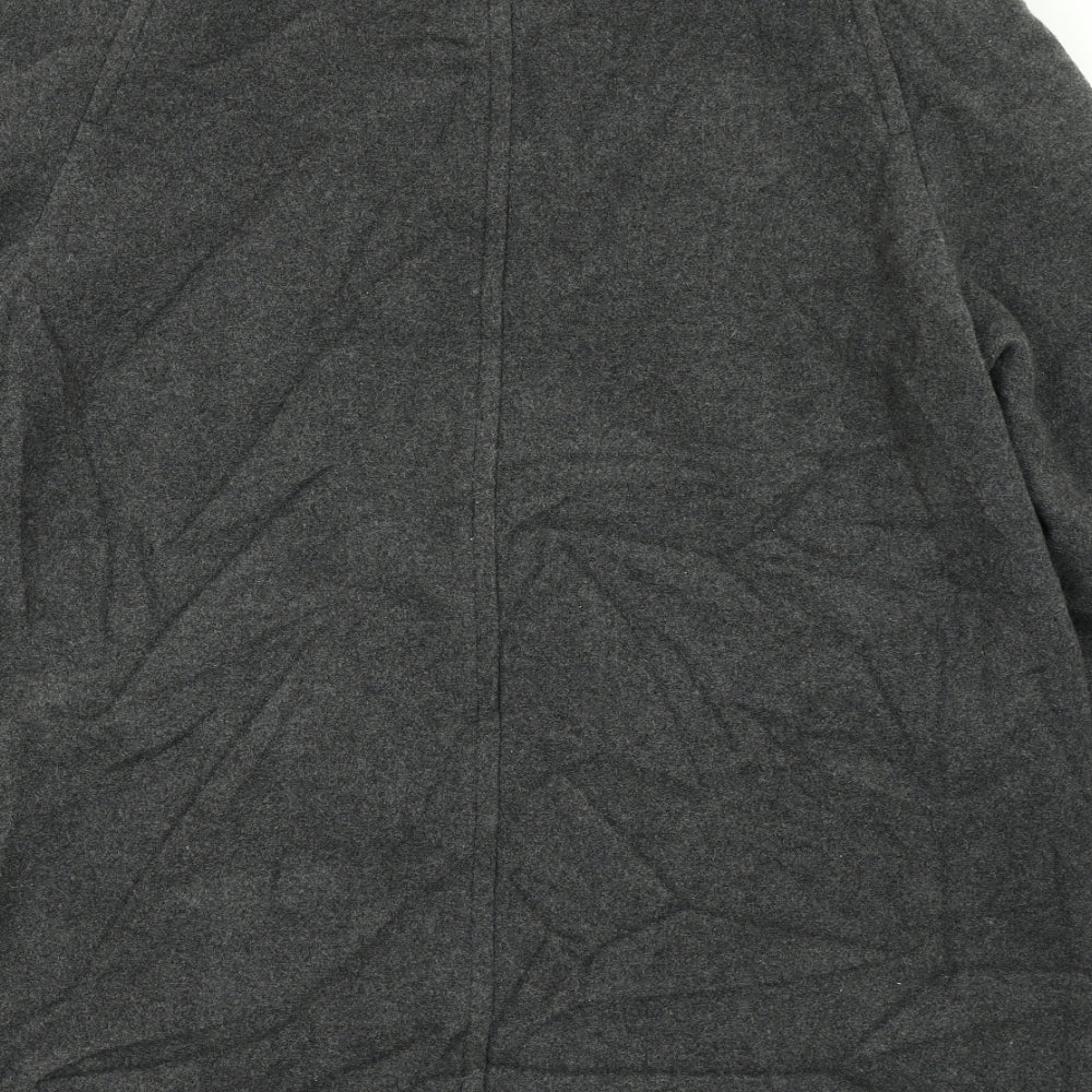 Berkertex Womens Grey   Overcoat Coat Size 14