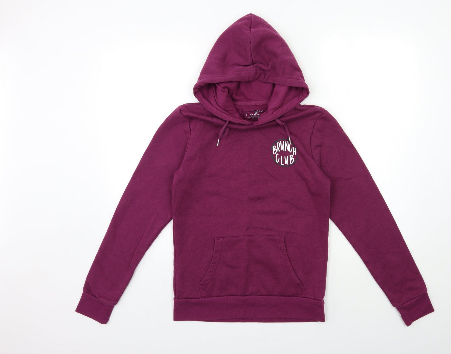 Primark Womens Purple   Pullover Hoodie Size 6