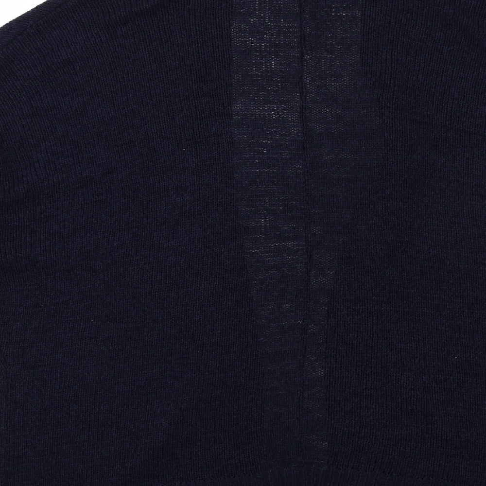 Papaya Womens Blue  Knit Cardigan Jumper Size M