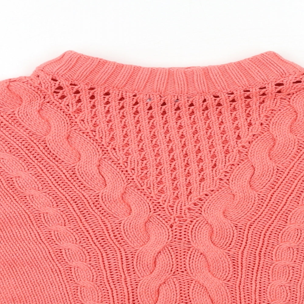 Dorothy Perkins Womens Pink  Knit Pullover Jumper Size 10
