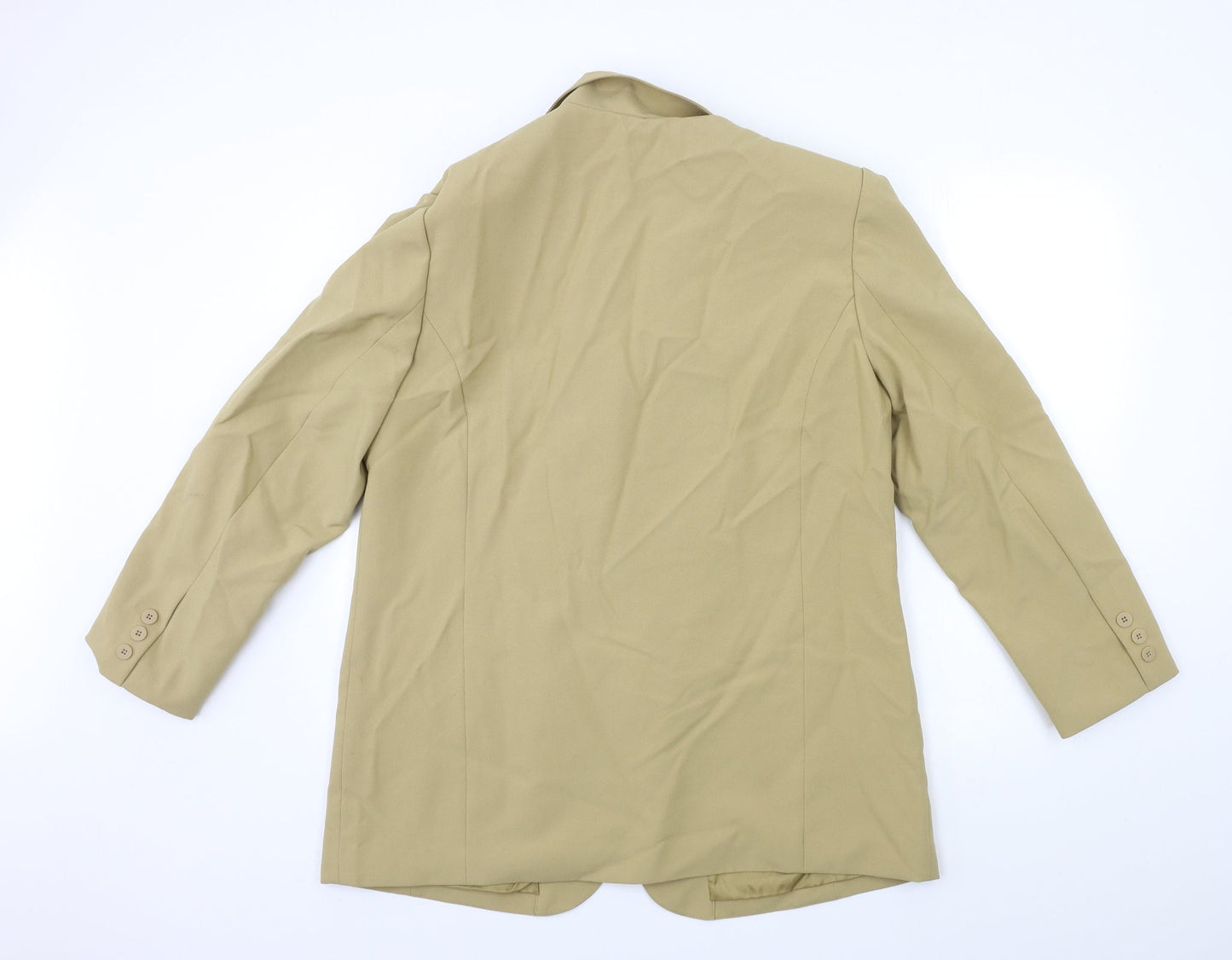 Preworn Womens Beige   Jacket Suit Jacket Size 18