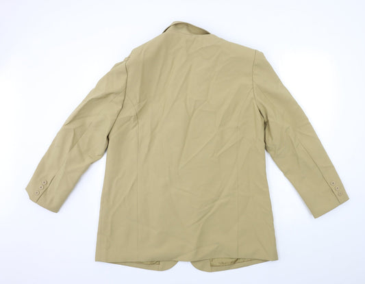 Preworn Womens Beige   Jacket Suit Jacket Size 18