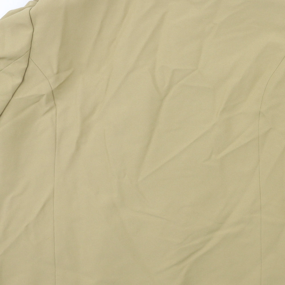 Preworn Womens Beige   Jacket Suit Jacket Size 18